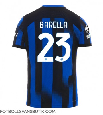 Inter Milan Nicolo Barella #23 Replika Hemmatröja 2023-24 Kortärmad